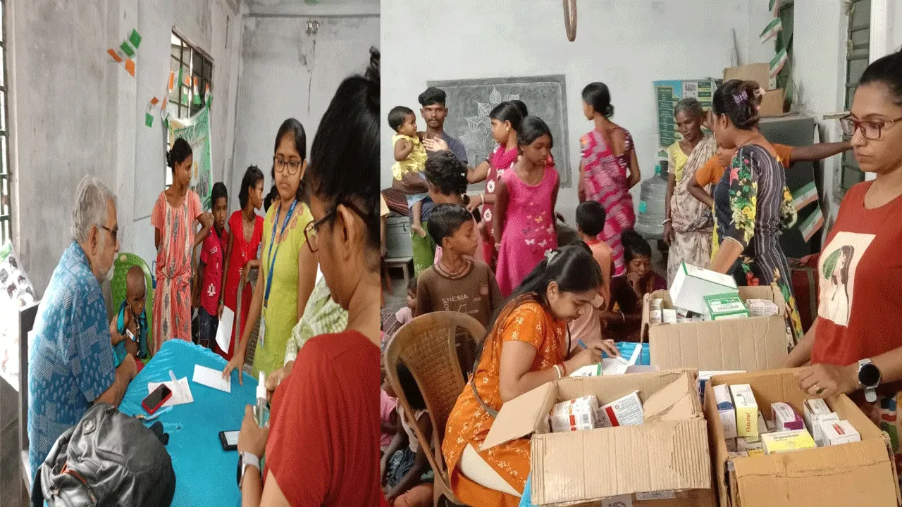 বিনামূল্যে স্বাস্থ্য পরীক্ষা শিবিরের আয়োজন করল স্বেচ্ছাসেবী সংস্থা