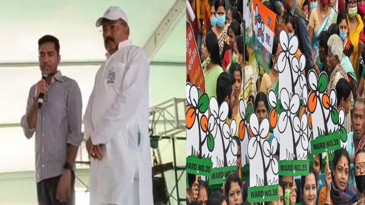 লাভপুরে দলীয় প্রার্থীর সমর্থনে অভিষেকের জনসভা