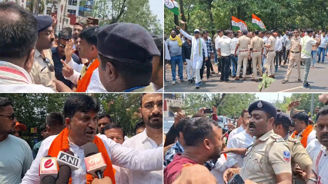 মনোনয়ন পর্ব দাখিল ঘিরে ব্যাপক উত্তেজনা দুর্গাপুরে