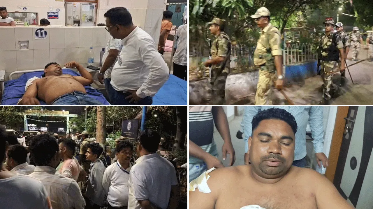 অমিত শাহের রোড শো শেষ হতেই অশান্তি দুর্গাপুরে, বিজেপি তৃণমূল সংঘর্ষ