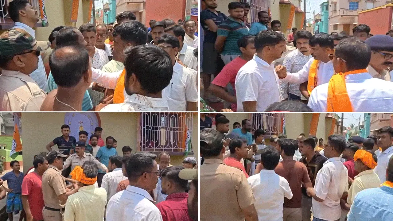দুর্গাপুরে প্রচারে বেরিয়ে বিক্ষোভের মুখে বিজেপি প্রার্থী