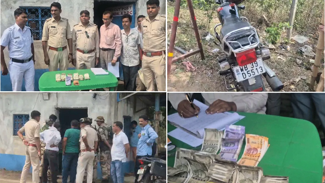 অন্ডালে নাকা চেকিংয়ে লক্ষাধিক টাকা উদ্ধার