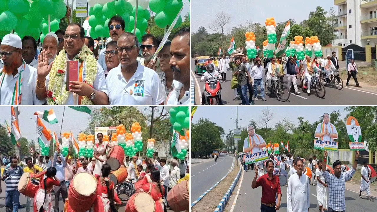 জ্বালানির মূল্যবৃদ্ধির প্রতিবাদ, সাইকেলে চড়ে মনোনয়ন জমা