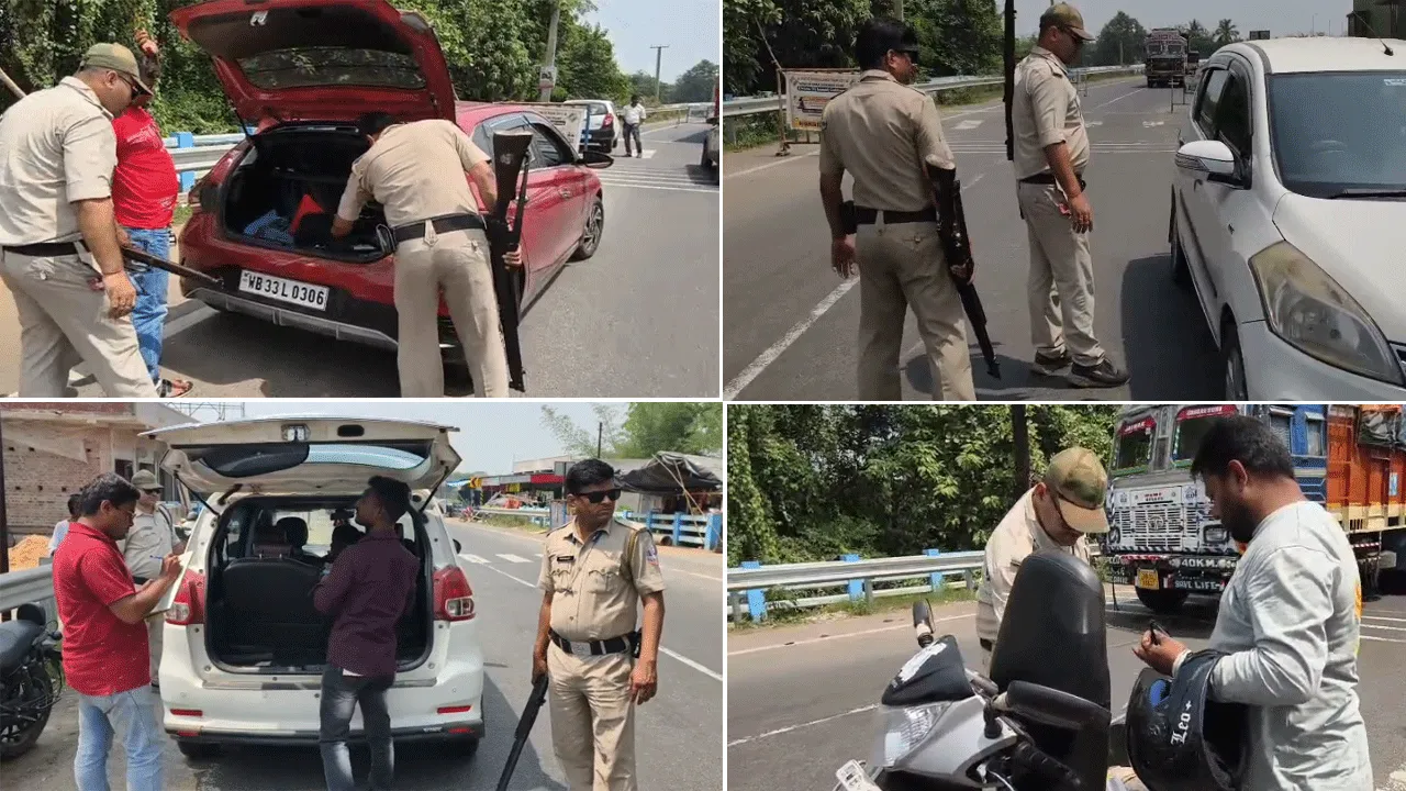 দ্বিতীয় দফার আগে কড়া নজরদারি অজয় সেতুতে