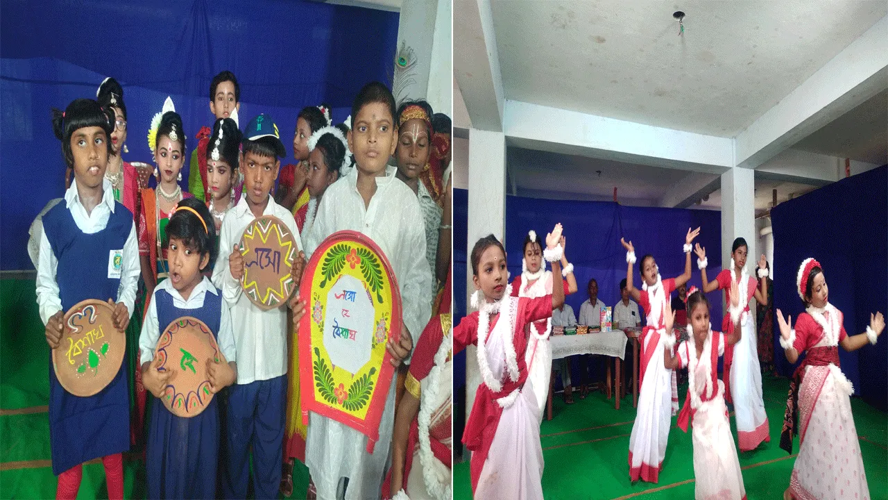 নতুন প্রাণের স্পন্দনে বর্ষবরণ, মেতে উঠল কচিকাচারা
