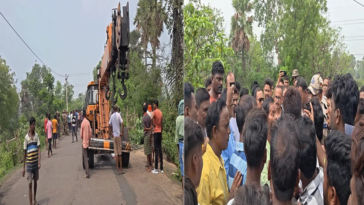 ইসিএলের গাড়ির ধাক্কায় মৃত্যু সাইকেল আরোহীর,ক্ষতিপূরণের দাবিতে বিক্ষোভ