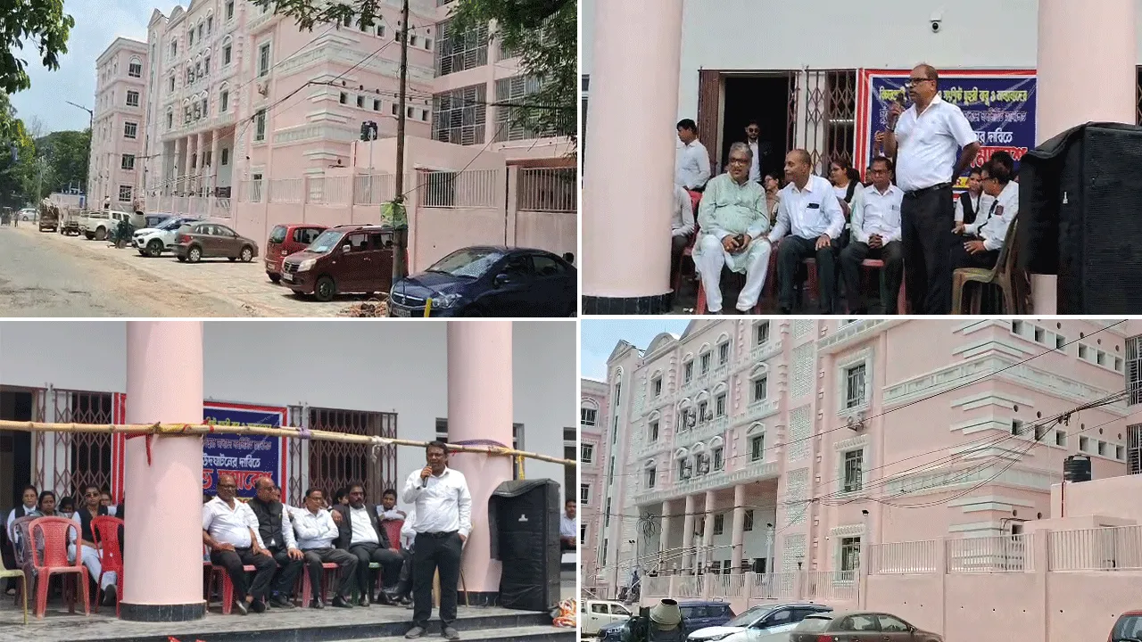 দুর্গাপুরে আইনজীবীদের কর্মবিরতি