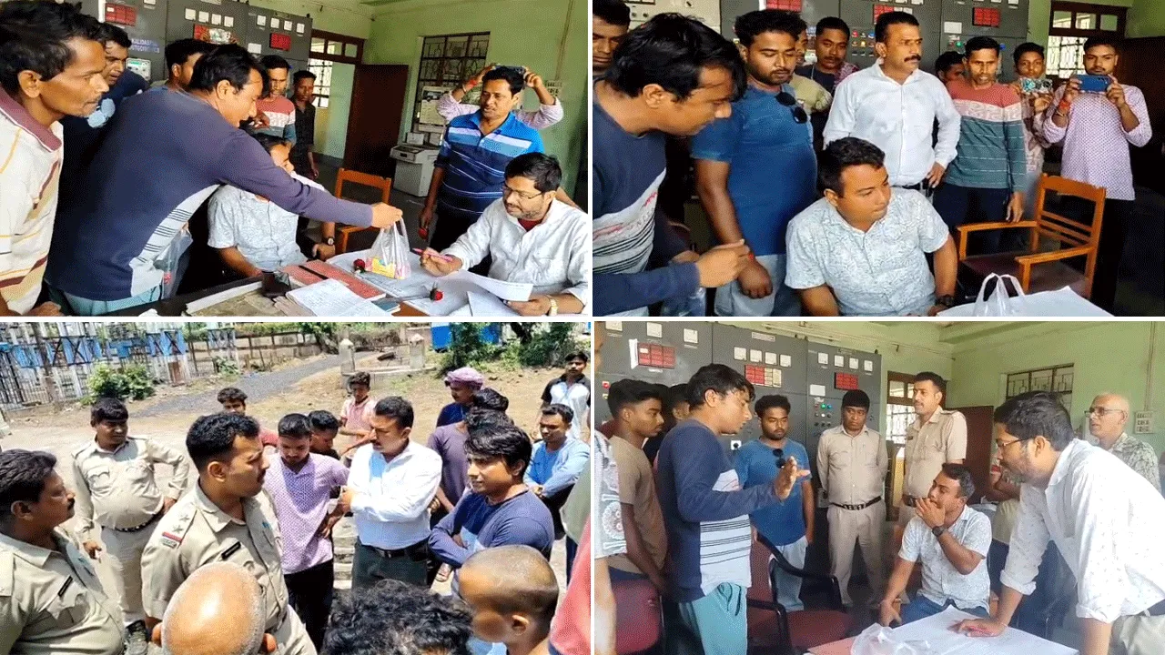 দুদিন ধরে ব্যাহত বিদ্যুৎ পরিষেবা, সঞ্চয়ের জন্য ধন্যবাদ জানিয়ে অভিনব প্রতিবাদ