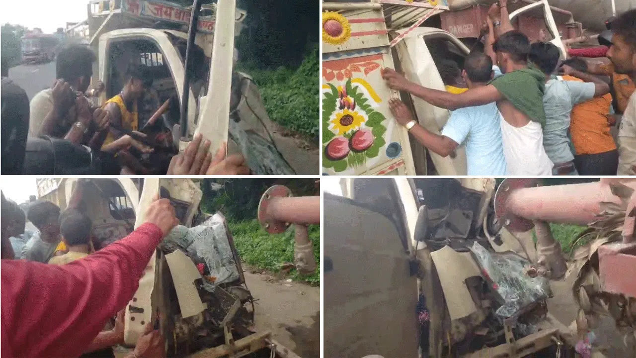 জাতীয় সড়কে দুর্ঘটনা, জখম এক