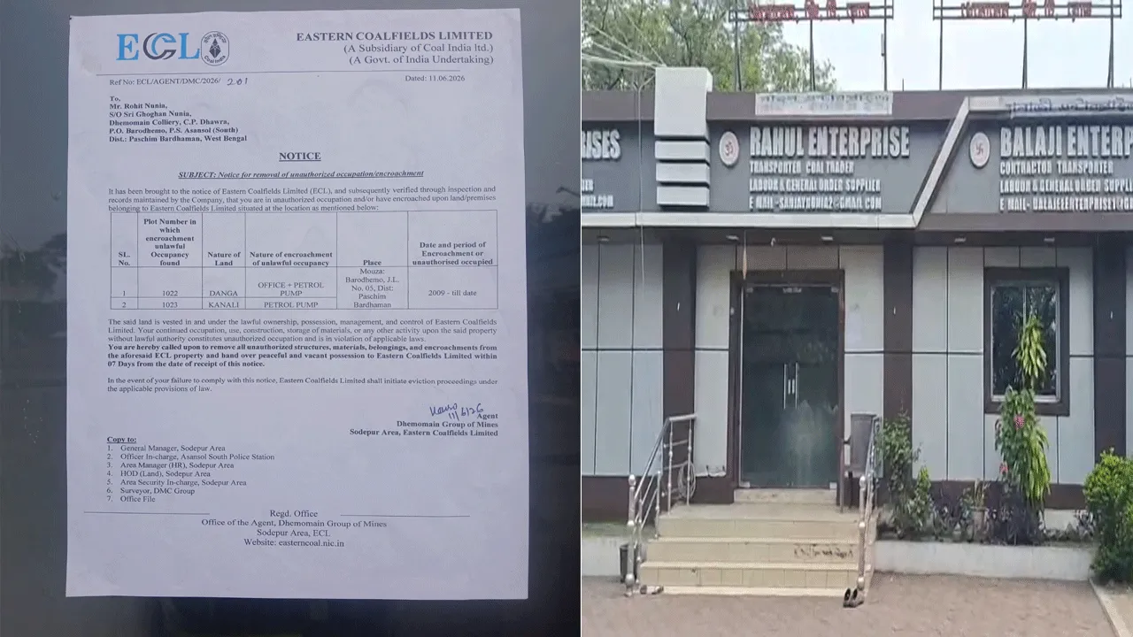 প্রাক্তন তৃণমূল কাউন্সিলরের বাবার বিরুদ্ধে অবৈধ দখলের অভিযোগ, জমি খালির নোটিস​