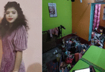 গৃহবধূর ঝুলন্ত দেহ উদ্ধার,ভাঙচুর,বিক্ষোভ