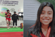 জাতীয় স্তরের পাওয়ার লিফটিং ফেডারেশন কাপে সোনা জয় আসানসোলের মেয়ের