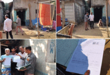 এনুমারেশন ফর্ম বিলি পঞ্চায়েত সদস্যার স্বামীর, বিতর্ক