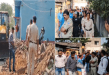 অবৈধ নির্মাণ ভাঙল দুর্গাপুর নগর নিগম