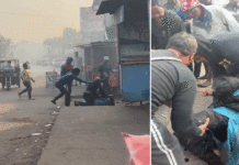 প্রকাশ্য দিবালোকে স্ত্রীকে ছুরি দিয়ে কোপাল মদ্যপ স্বামী