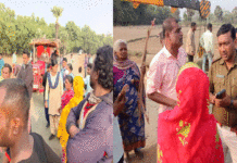 বুদবুদে গ্যাস পাইপলাইন কাজ আটকে বিক্ষোভ আদিবাসীদের, উত্তেজনা,ক্ষতিপুরণ না দেওয়ার অভিযোগ