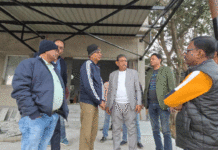 বৈদ্যুতিক চুল্লির কাজ পরিদর্শনে বিধায়ক