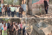 জলের দাবিতে বিক্ষোভ