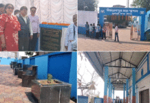 নতুন সাজে দুর্গাপুরের বীরভানপুর মহাশ্মশান