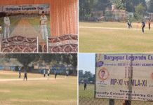 দুর্গাপুর লেজেন্ডস কাপে মুখোমুখি এমএলএ একাদশ ও এমপি একাদশ