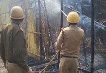 গুদামে আগুন লেগে চাঞ্চল্য, প্রায় ১০ লক্ষ টাকার সামগ্রী ভষ্মীভূত