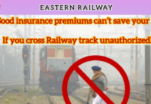 তিন দিনে ১২টি অবৈধ রেল পারাপারের পথ সিল রেলের