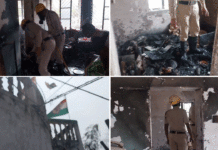 দুর্গাপুরে কংগ্রেসের দলীয় কার্যালয়ে অগ্নিকাণ্ড