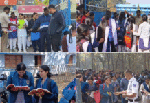 মাধ্যমিক পরীক্ষার্থীদের উৎসাহ বাড়াতে পুলিশের উদ্যোগ