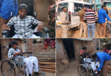 বিশেষভাবে সক্ষম মাধ্যমিক পরীক্ষার্থীর পাশে দাঁড়াল পুলিশ