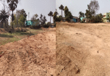 পুকুর ভরাট করে প্রমোটারি, ক্ষোভ আদিবাসীদের, নির্মান বন্ধ করল বন দফতর