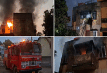 দুর্গাপুরে স্টিল টাউনশিপের কোয়ার্টারে বিধ্বংসী অগ্নিকাণ্ড