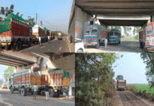 নাকা চেকিং শিকেয়, বুদবুদে জাতীয় সড়কে অবাধে চলছে ওভারলোডিং বালিবোঝাই লরি,নির্বিকার পরিবহন ও ভুমি রাজস্ব দফতর