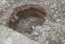 হাসপাতালে সংস্কার কাজ চলাকালীন সন্ধান গভীর কুয়োর