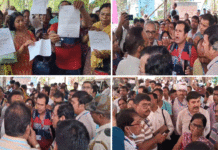 দুর্গাপুরে ডিসিআরসি কেন্দ্রে বিএলওদের বিক্ষোভ, হয়রানির অভিযোগ