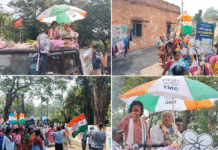 জমজমাট রবিবাসরীয় প্রচারে তৃণমূল প্রার্থী