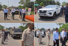 দুর্গাপুরে স্বরাষ্ট্র মন্ত্রীর রোড শো ঘিরে কড়া নিরাপত্তা