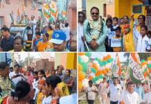 ডোবরানায় তৃণমূলের প্রচারে ক্ষুদেদের অভিনব সাজ, কেউ সাজলো মমতা কেউবা হরেরাম