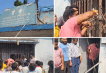 তৃণমূলের দখলে থাকা শৌচালয় উদ্ধার করে সাধারণের জন্য খুলে দেওয়া হল
