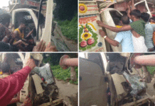 জাতীয় সড়কে দুর্ঘটনা, জখম এক