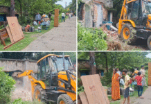 বর্ষায় মাথার ছাদ নেই, ডিভিসির উচ্ছেদ অভিযানে দিশেহারা কয়েকশো পরিবার