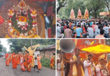 মহাসমারোহে পালিত হচ্ছে দুর্গাপুর ইসকনের রথযাত্রা উৎসব