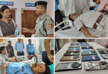 কাঁকসা থানার উদ্যোগে ফিরে পাওয়া ও রক্তদান শিবিরের আয়োজন